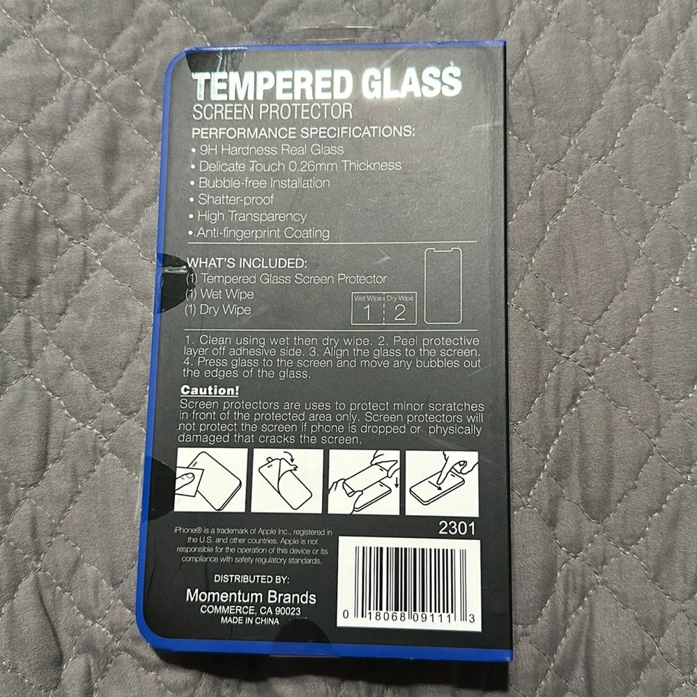BRAND NEW TEMPERED GLASS SCREEN PROTECTOR FOR iPhone 12 PRO MAX